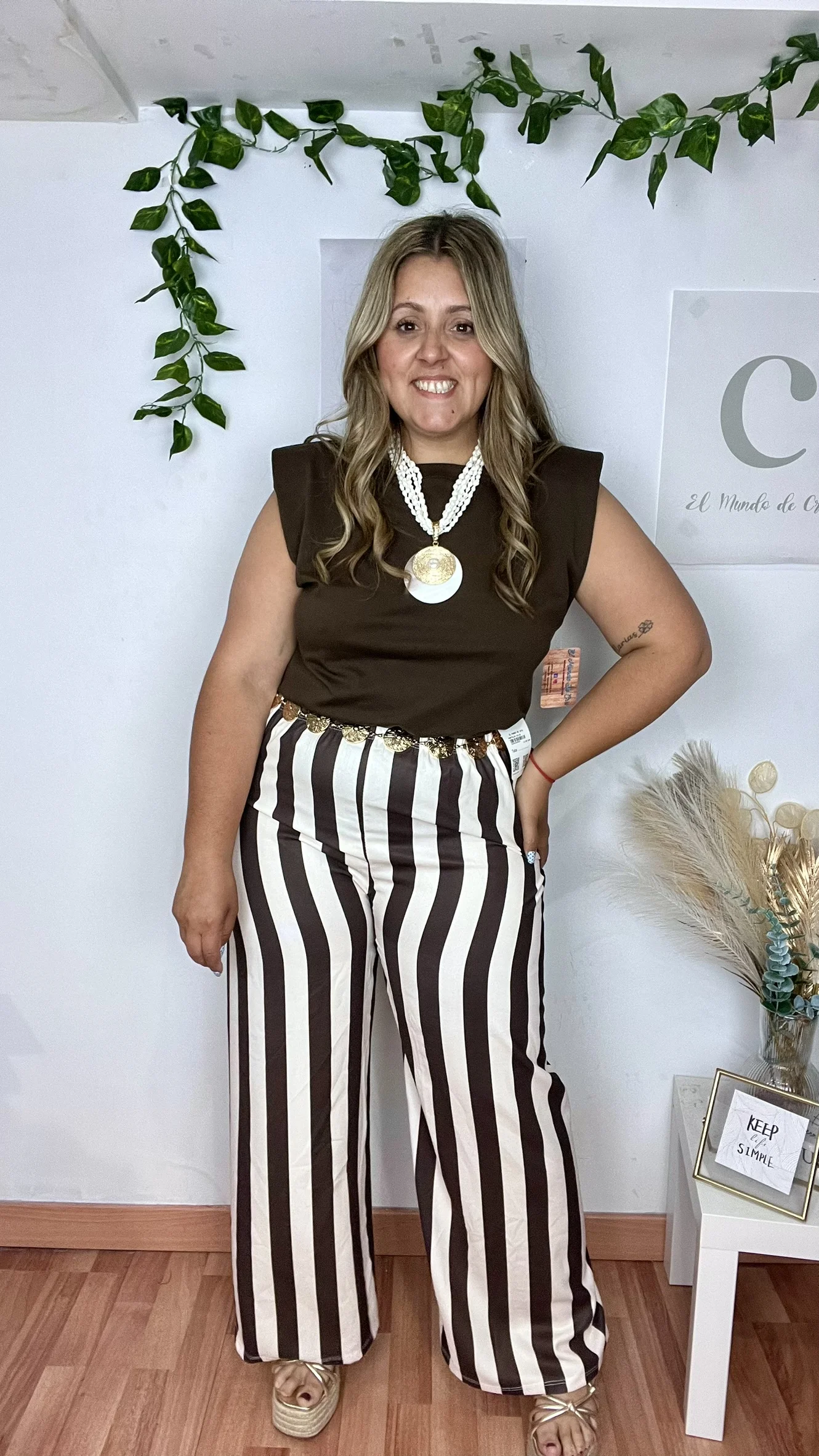 Pantalon Moda Chocolate