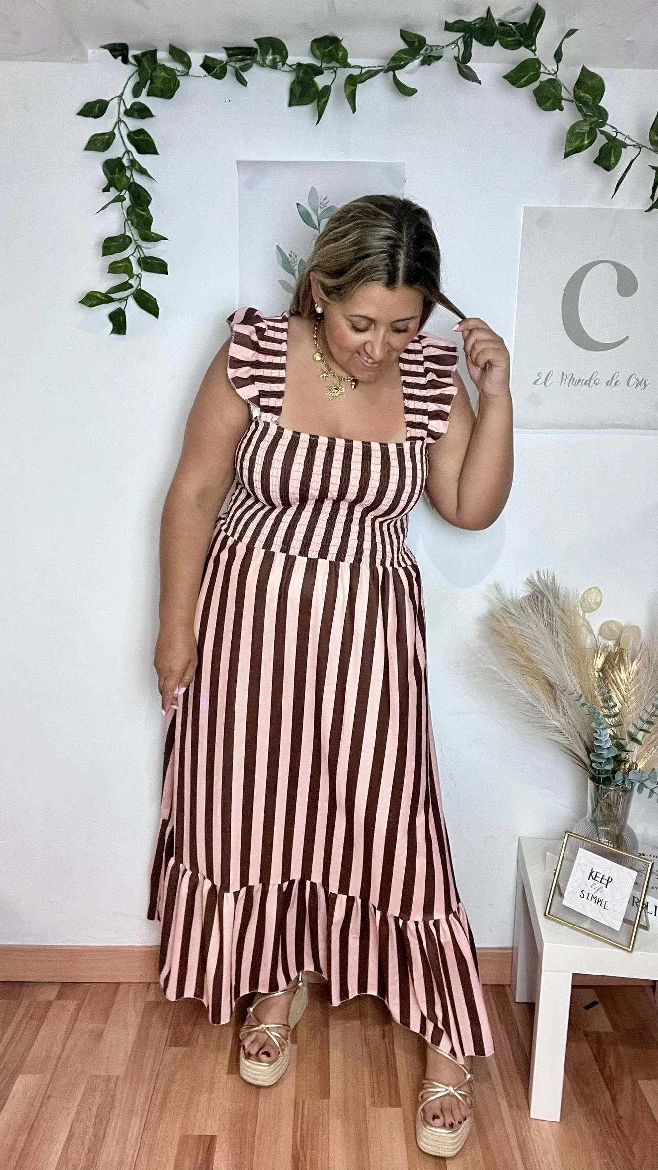 Vestido Mexico Marron